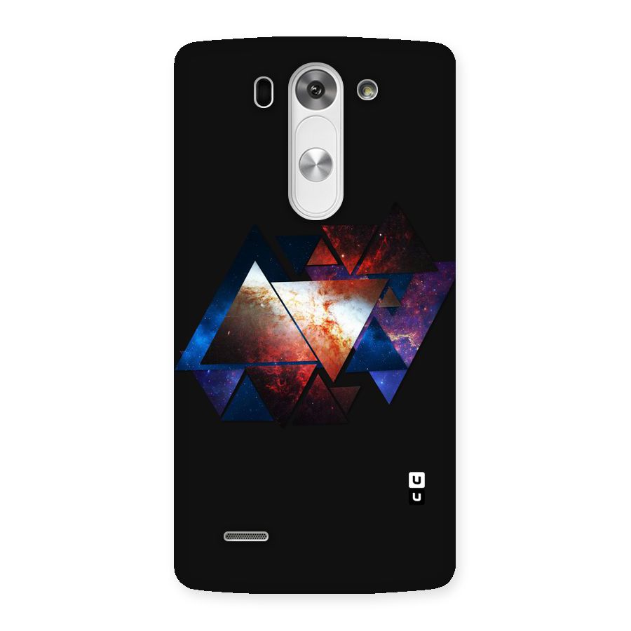 Fire Galaxy Triangles Back Case for LG G3 Mini
