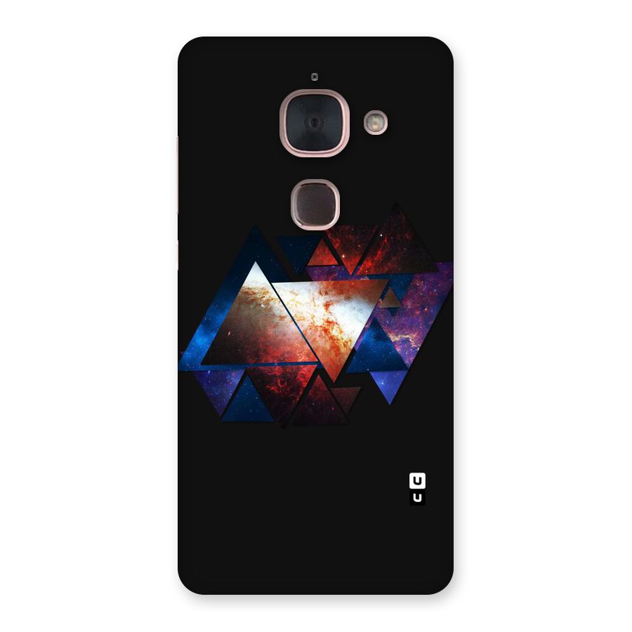 Fire Galaxy Triangles Back Case for Le Max 2