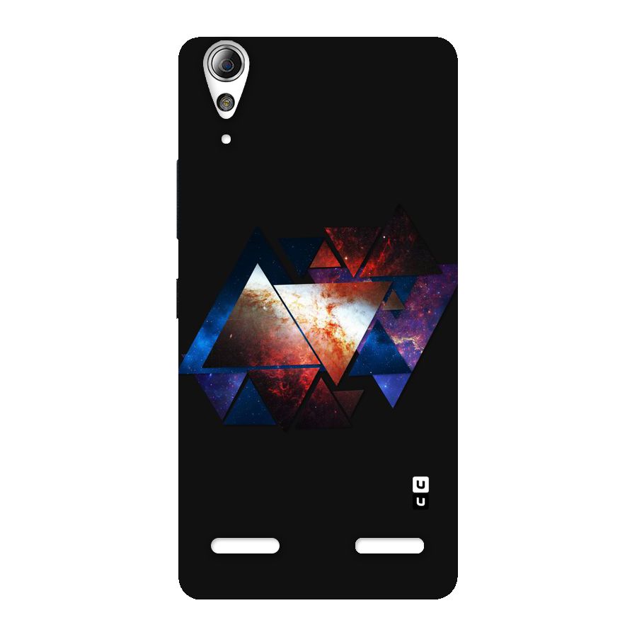 Fire Galaxy Triangles Back Case for Lenovo A6000