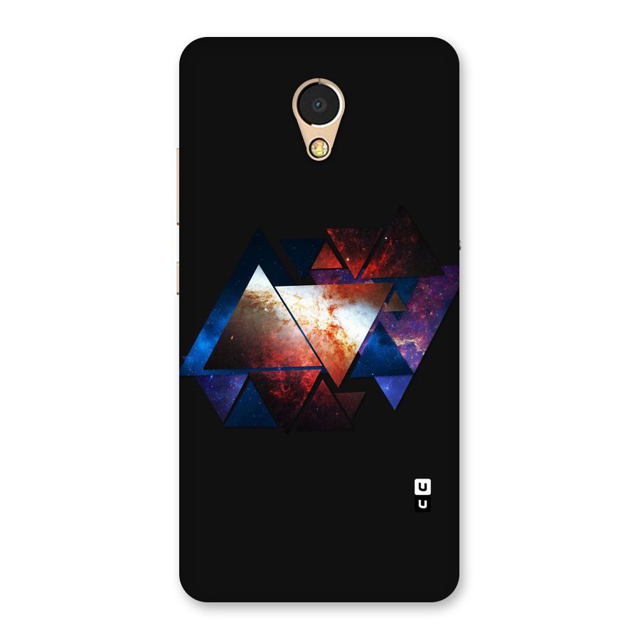 Fire Galaxy Triangles Back Case for Lenovo P2