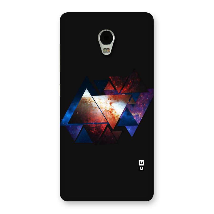Fire Galaxy Triangles Back Case for Lenovo Vibe P1