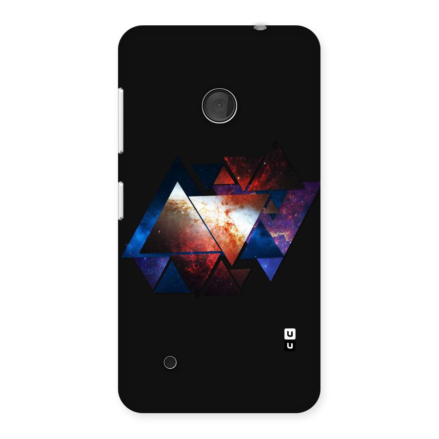 Fire Galaxy Triangles Back Case for Lumia 530