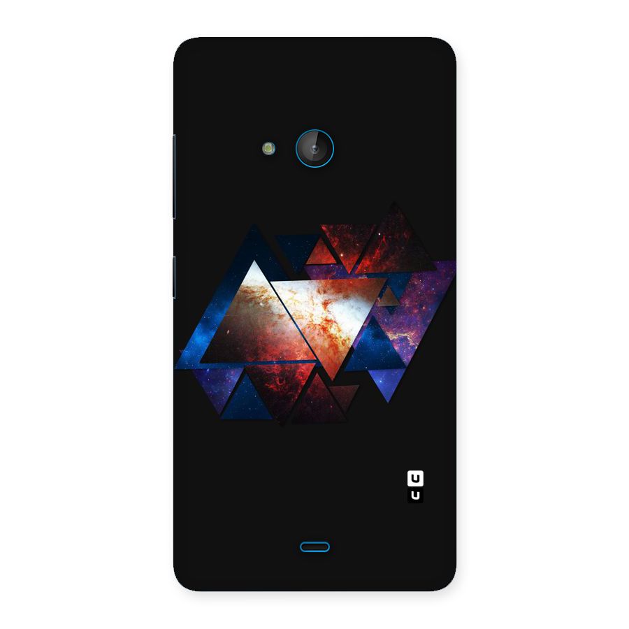 Fire Galaxy Triangles Back Case for Lumia 540