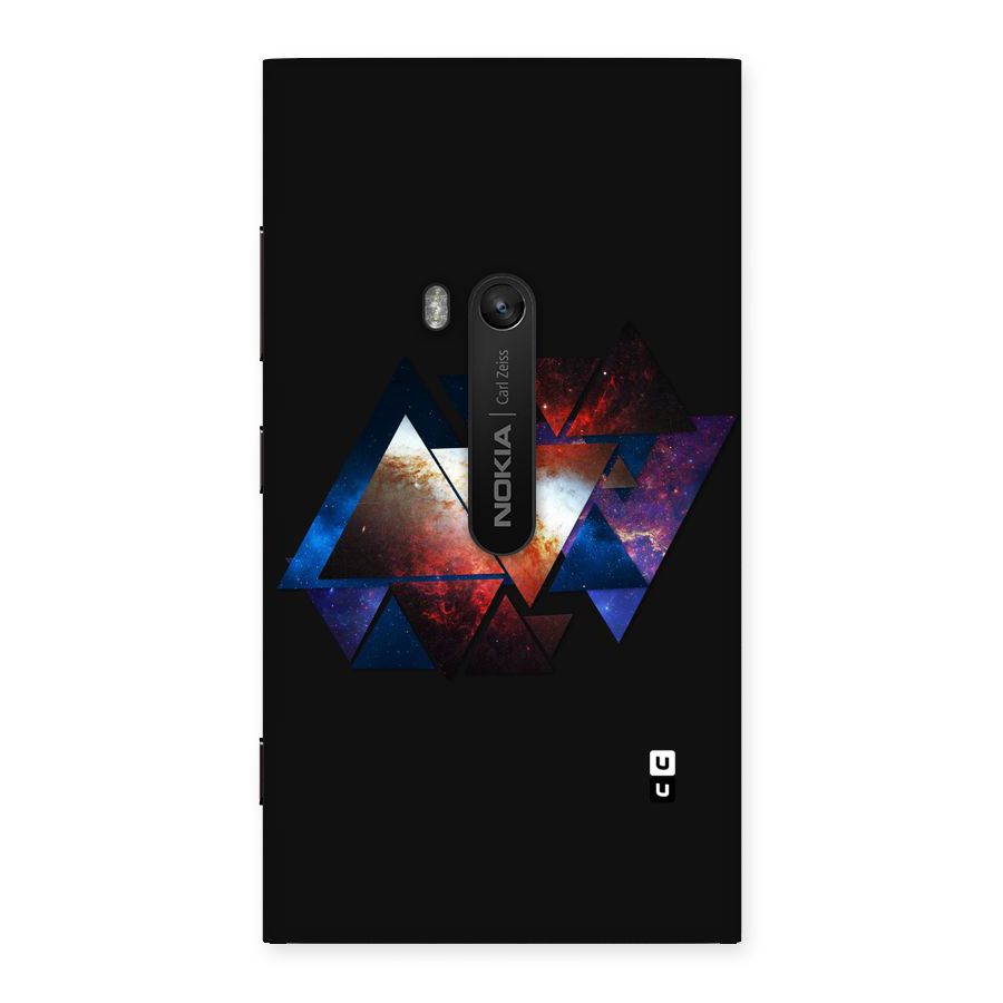 Fire Galaxy Triangles Back Case for Lumia 920