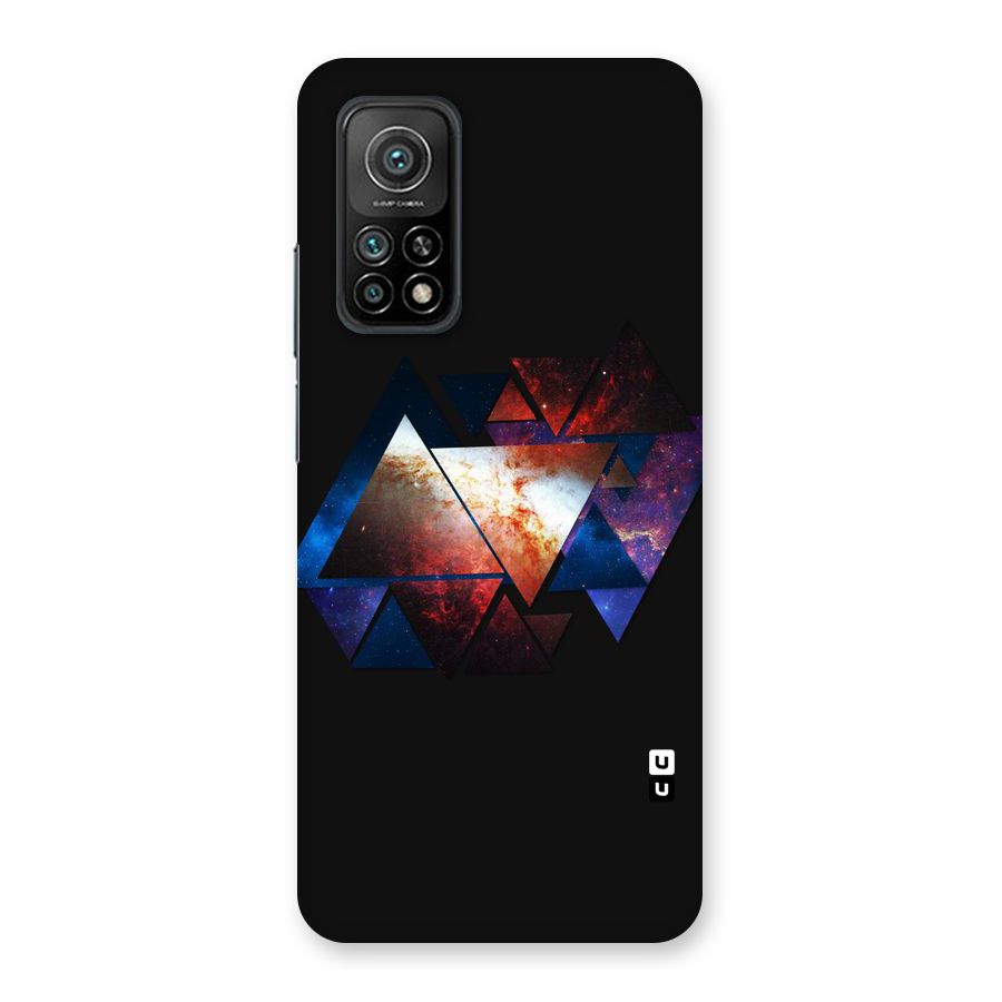 Fire Galaxy Triangles Back Case for Mi 10T Pro 5G