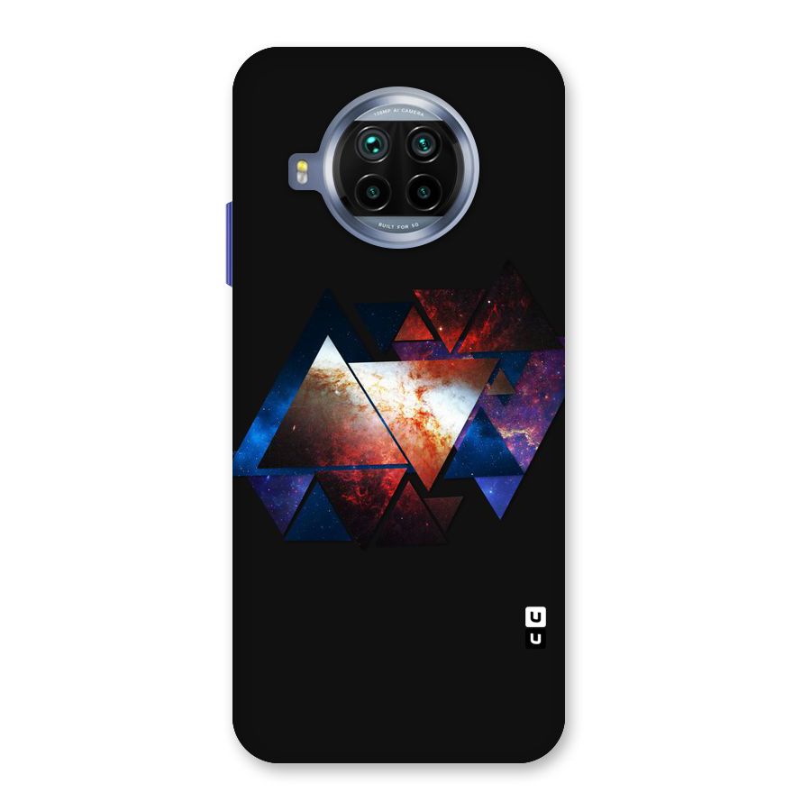 Fire Galaxy Triangles Back Case for Mi 10i