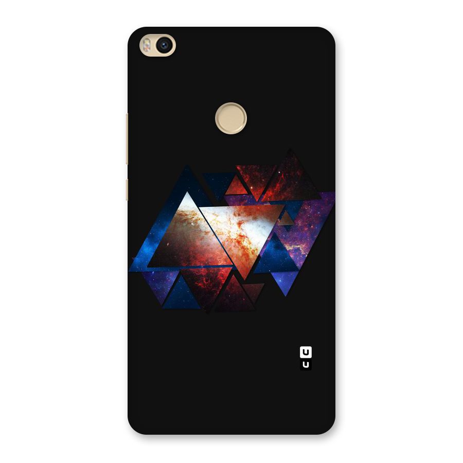 Fire Galaxy Triangles Back Case for Mi Max 2