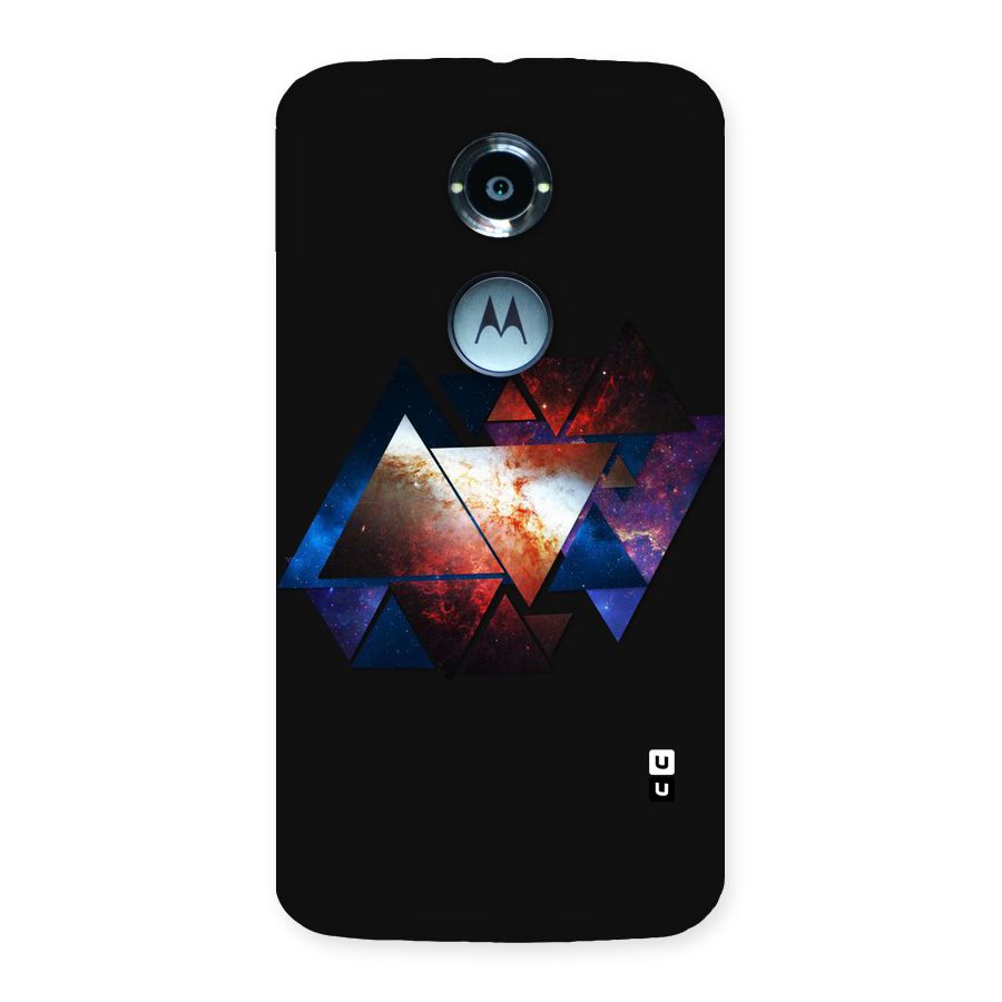 Fire Galaxy Triangles Back Case for Moto X 2nd Gen