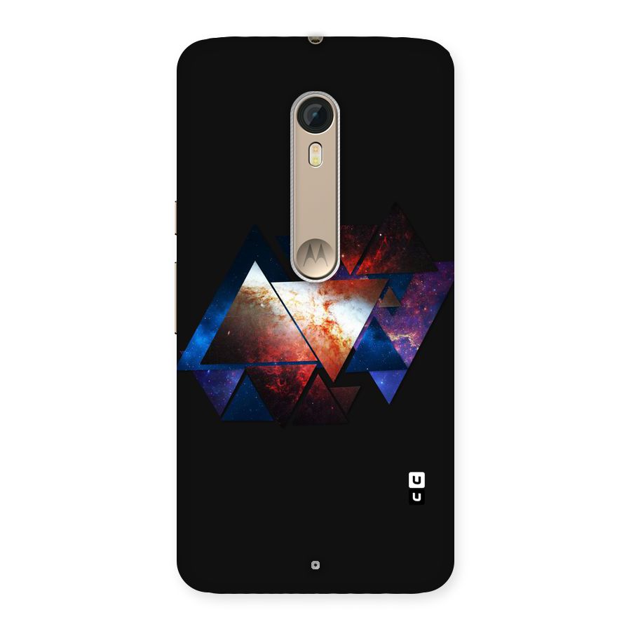 Fire Galaxy Triangles Back Case for Motorola Moto X Style