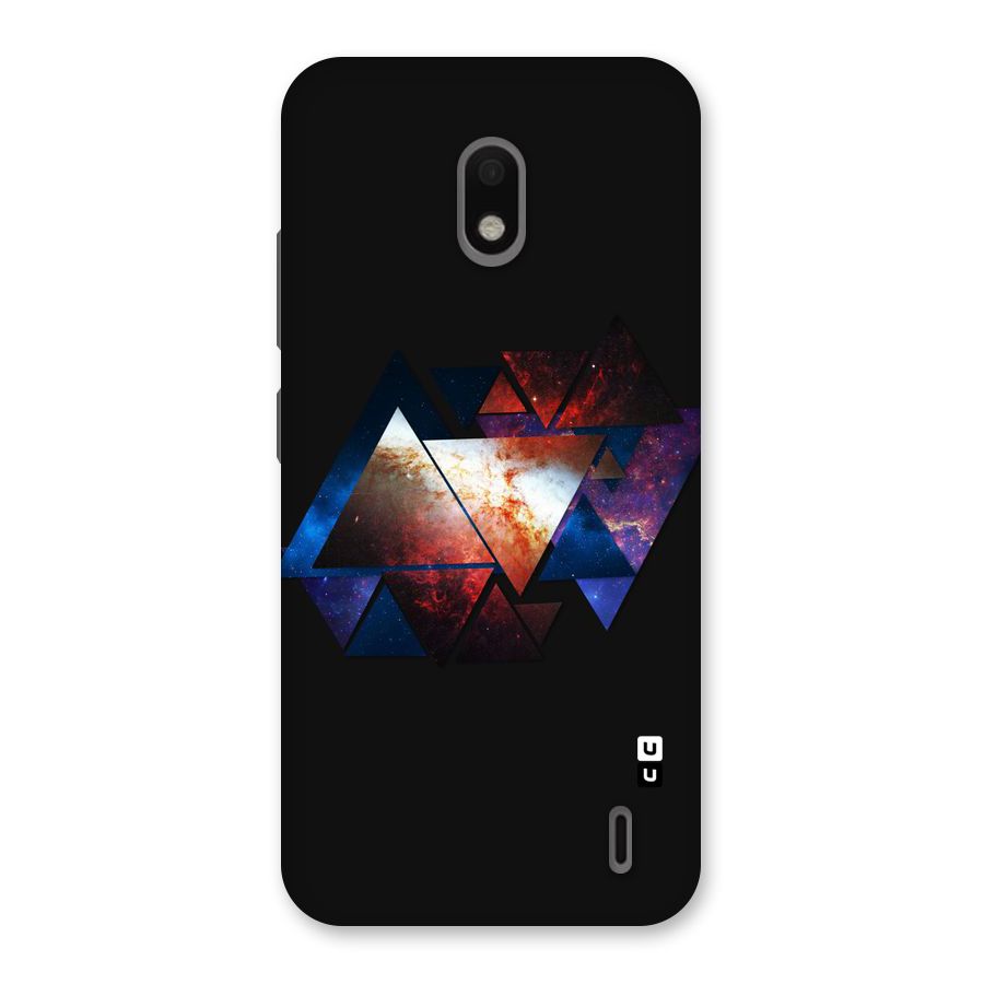Fire Galaxy Triangles Back Case for Nokia 2.2