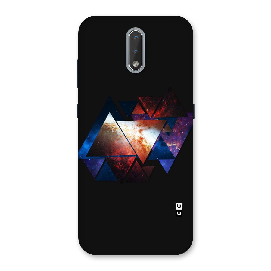 Fire Galaxy Triangles Back Case for Nokia 2.3
