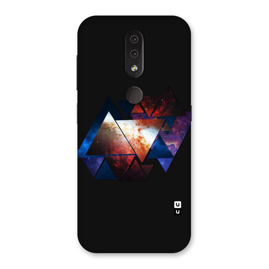Fire Galaxy Triangles Back Case for Nokia 4.2