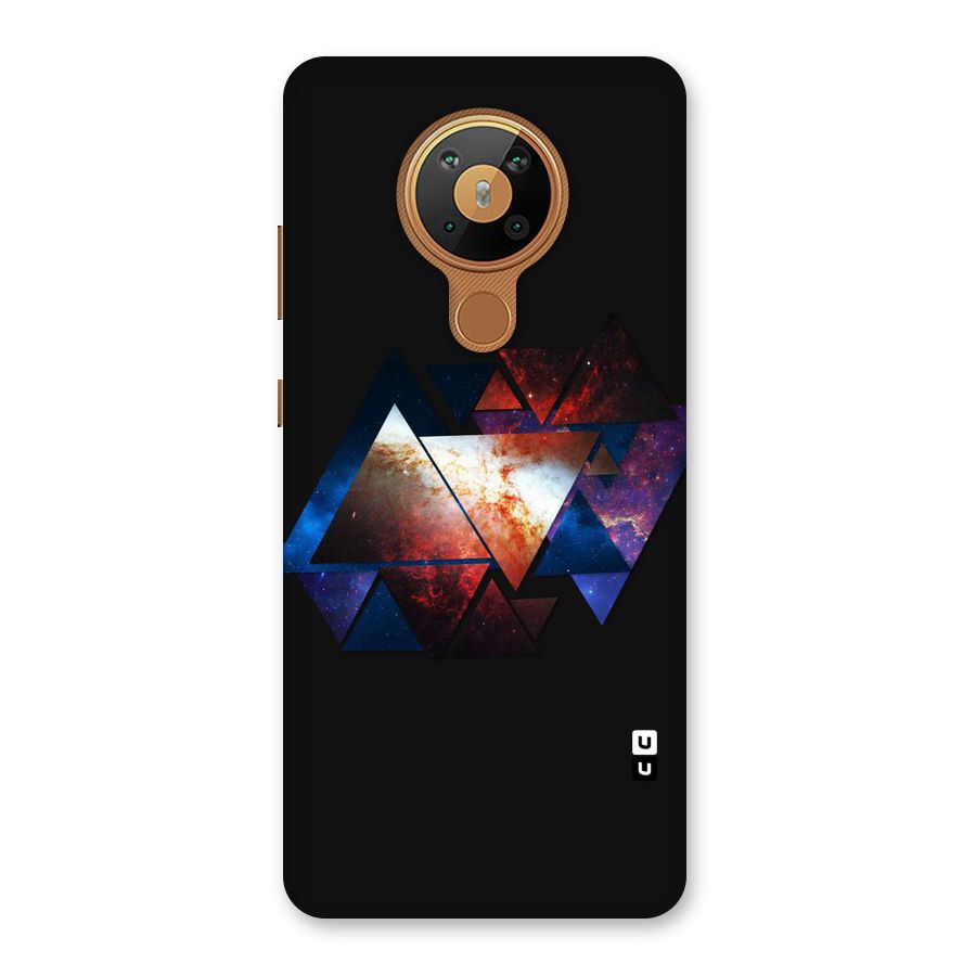 Fire Galaxy Triangles Back Case for Nokia 5.3