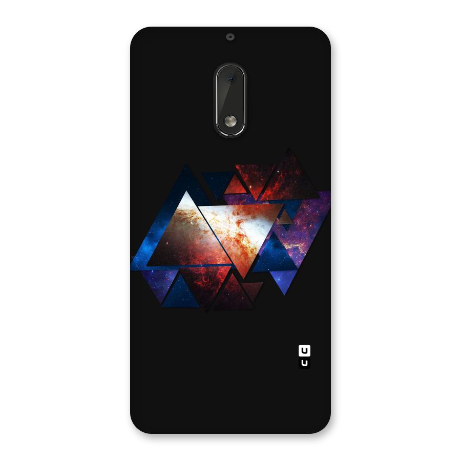 Fire Galaxy Triangles Back Case for Nokia 6