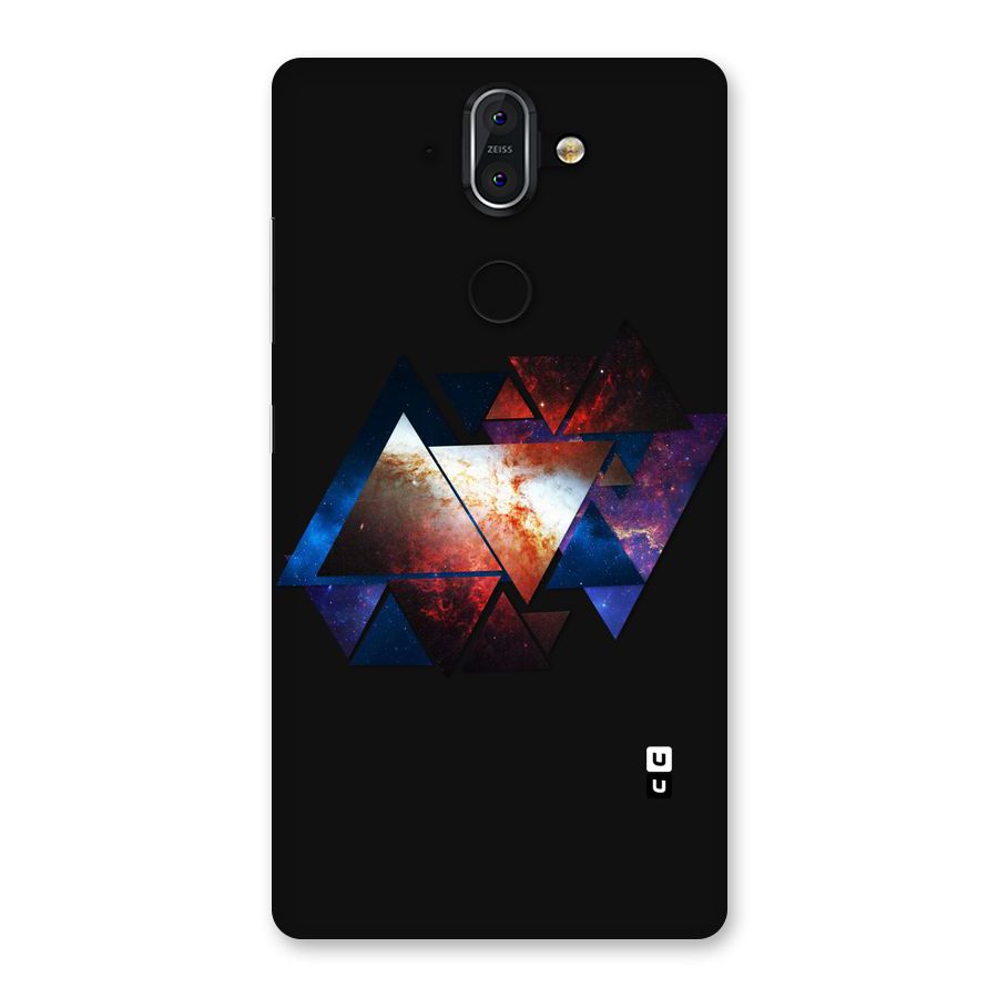 Fire Galaxy Triangles Back Case for Nokia 8 Sirocco