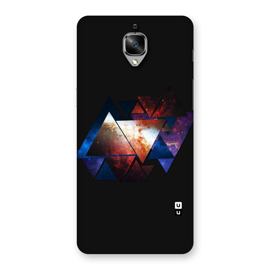 Fire Galaxy Triangles Back Case for OnePlus 3T