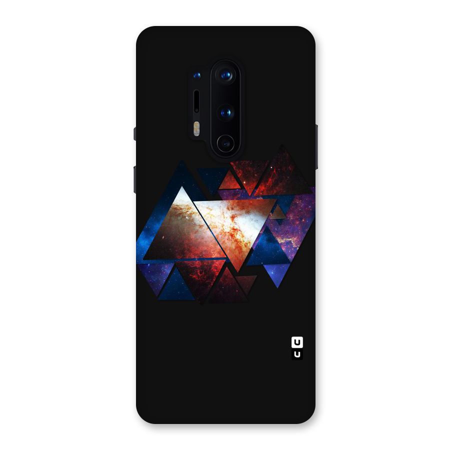 Fire Galaxy Triangles Back Case for OnePlus 8 Pro