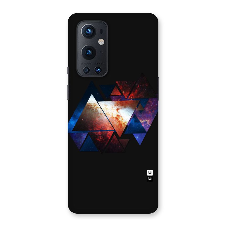 Fire Galaxy Triangles Back Case for OnePlus 9 Pro