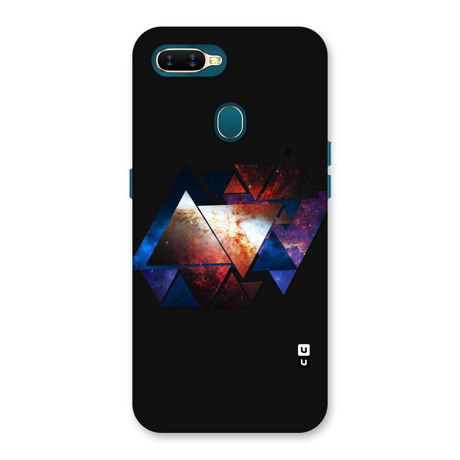 Fire Galaxy Triangles Back Case for Oppo A11k