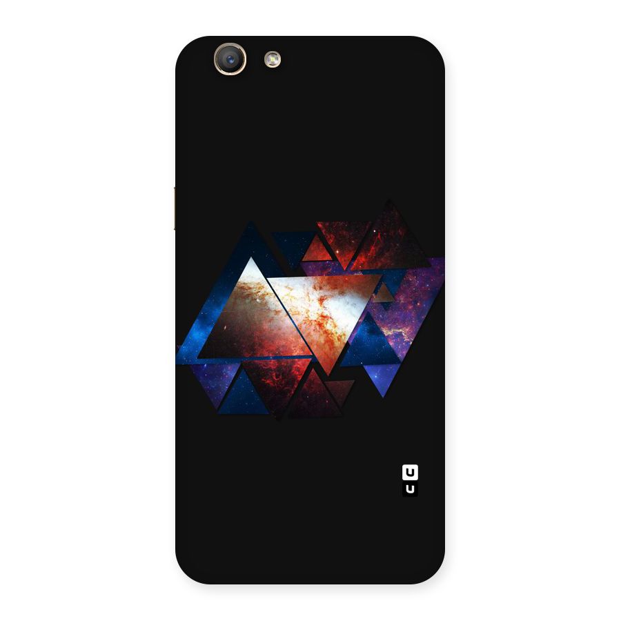 Fire Galaxy Triangles Back Case for Oppo A59