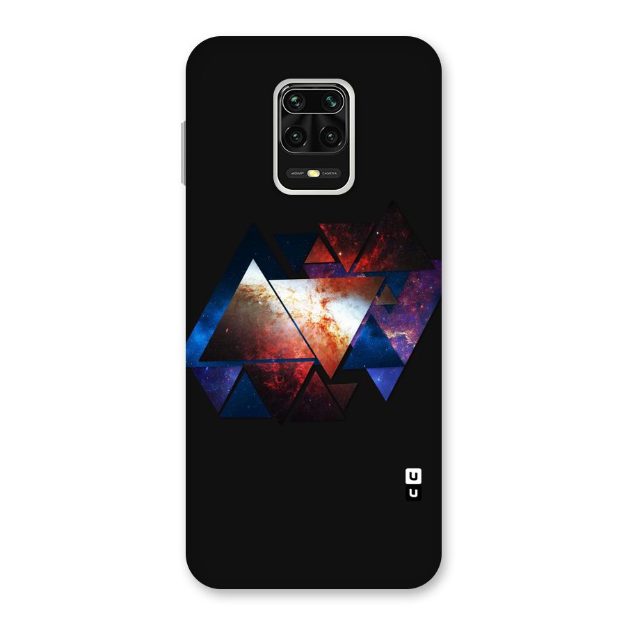 Fire Galaxy Triangles Back Case for Poco M2 Pro