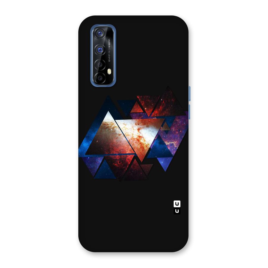 Fire Galaxy Triangles Back Case for Realme 7