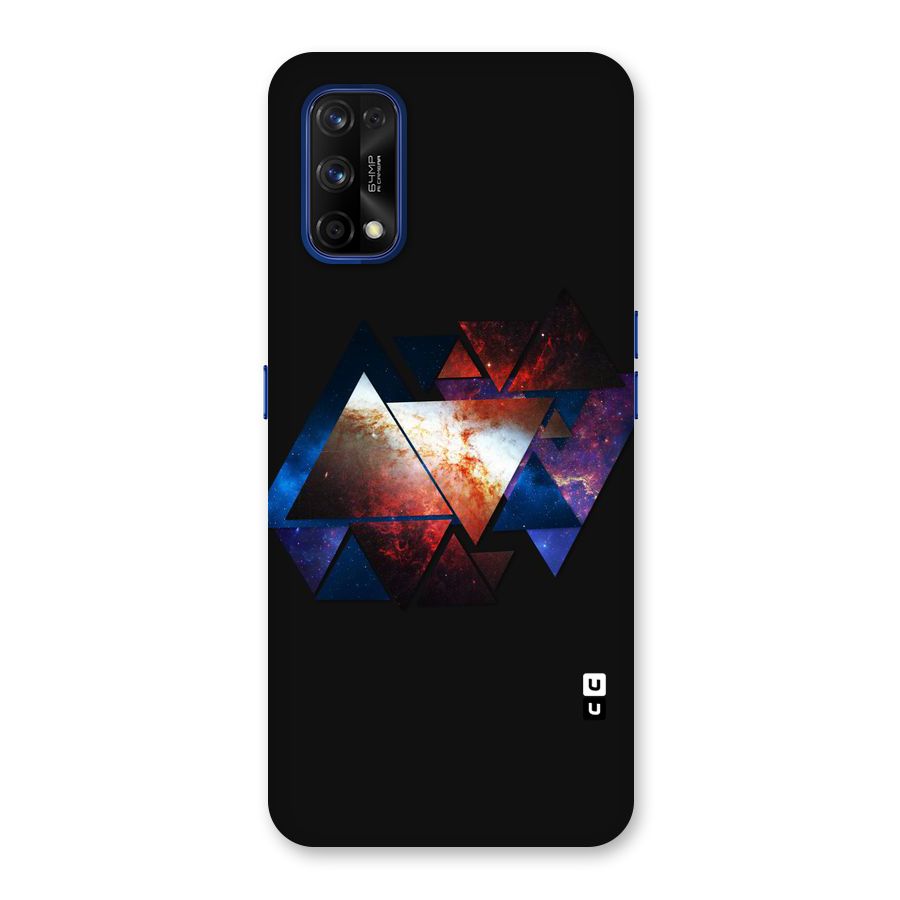 Fire Galaxy Triangles Back Case for Realme 7 Pro