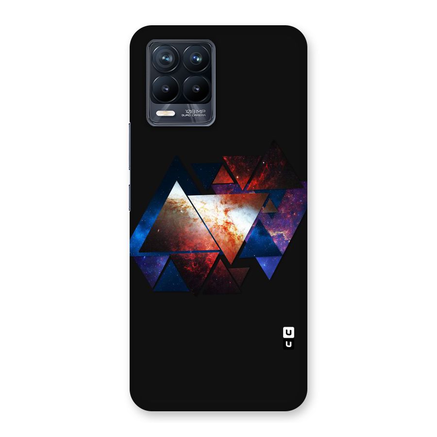Fire Galaxy Triangles Back Case for Realme 8 Pro