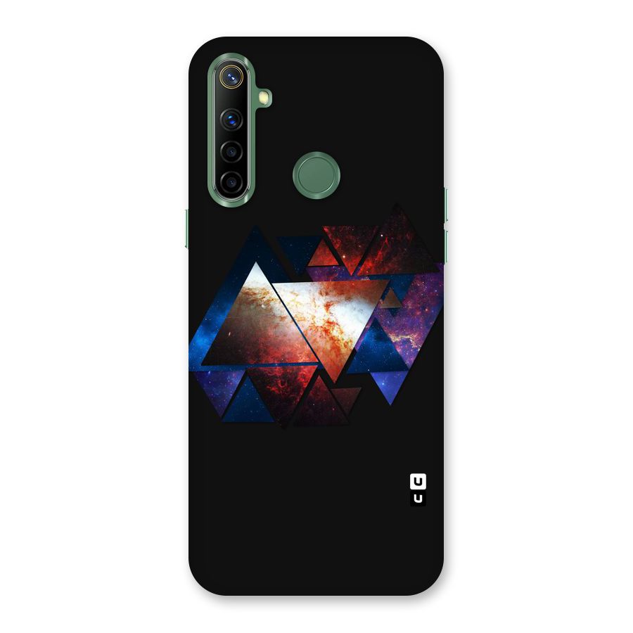 Fire Galaxy Triangles Back Case for Realme Narzo 10