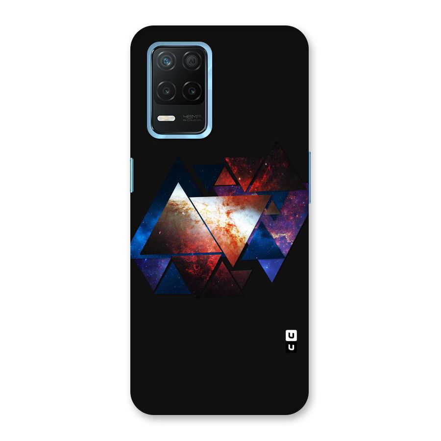 Fire Galaxy Triangles Back Case for Realme Narzo 30 5G