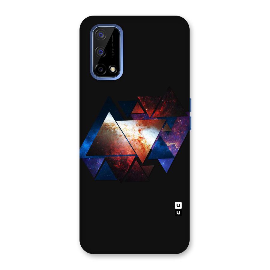 Fire Galaxy Triangles Back Case for Realme Narzo 30 Pro