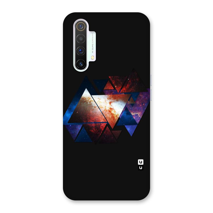 Fire Galaxy Triangles Back Case for Realme X3