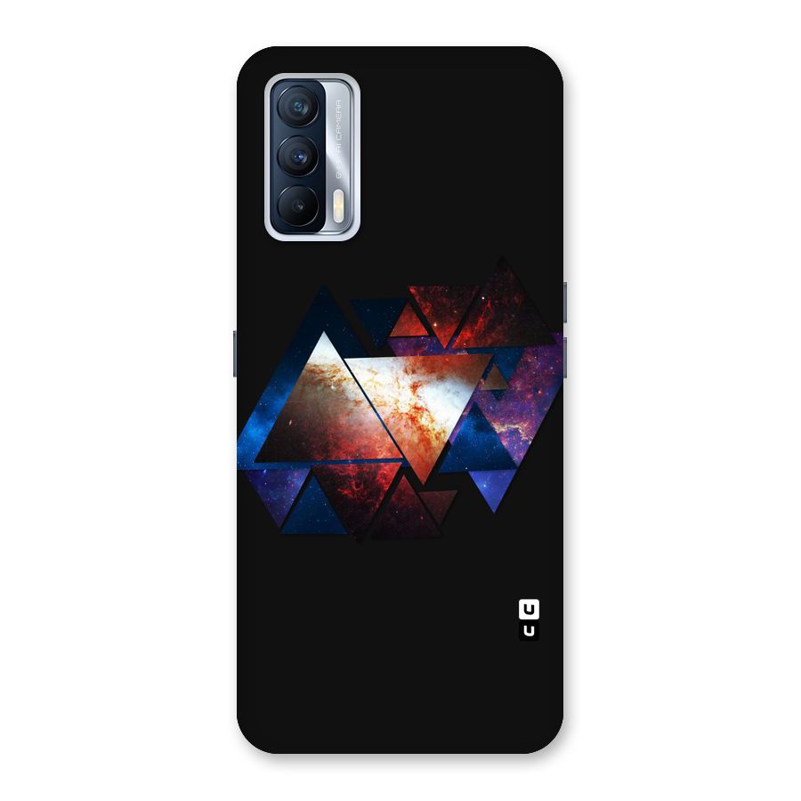 Fire Galaxy Triangles Back Case for Realme X7