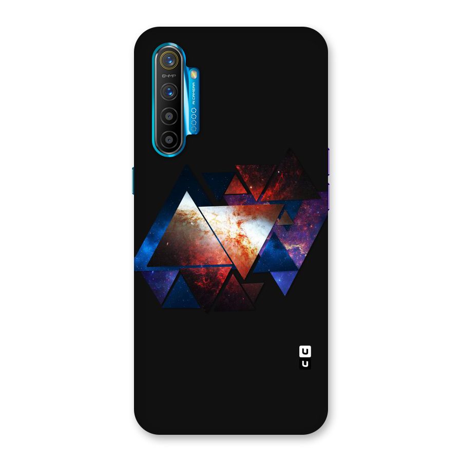 Fire Galaxy Triangles Back Case for Realme XT