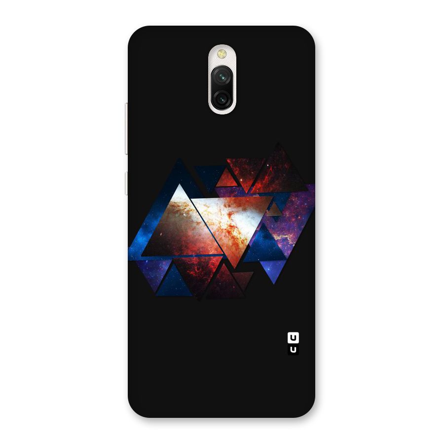 Fire Galaxy Triangles Back Case for Redmi 8A Dual