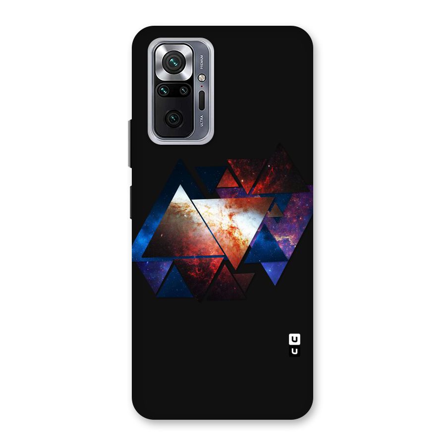 Fire Galaxy Triangles Back Case for Redmi Note 10 Pro Max