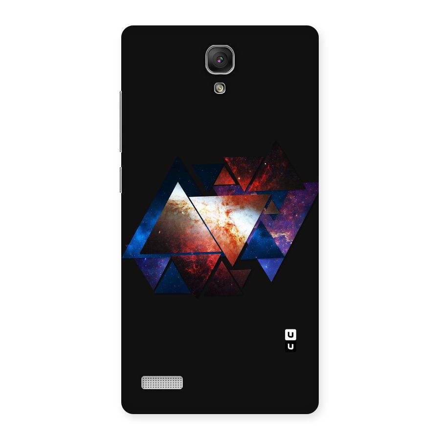 Fire Galaxy Triangles Back Case for Redmi Note Prime