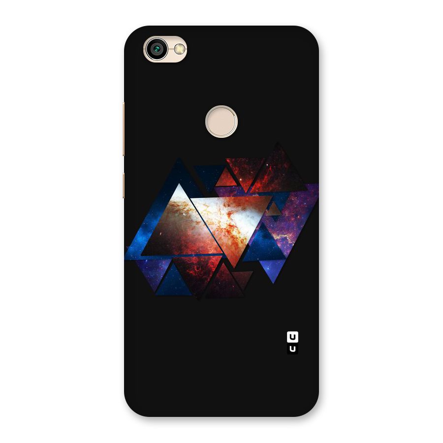 Fire Galaxy Triangles Back Case for Redmi Y1 2017