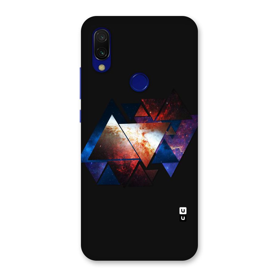 Fire Galaxy Triangles Back Case for Redmi Y3