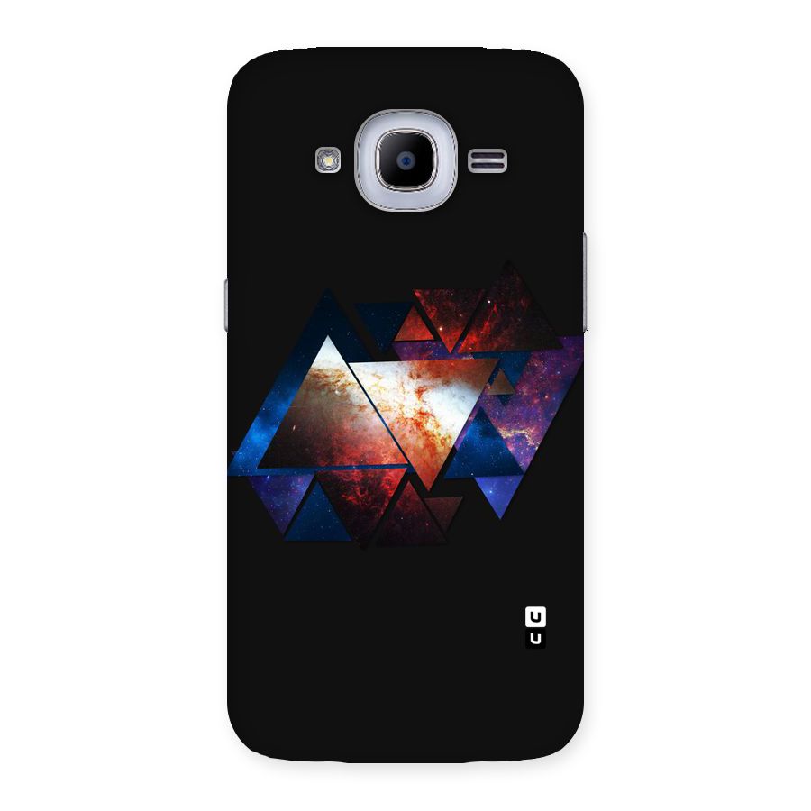 Fire Galaxy Triangles Back Case for Samsung Galaxy J2 2016