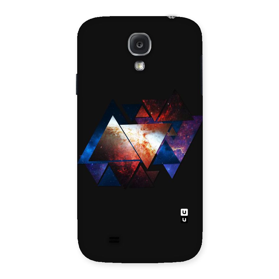 Fire Galaxy Triangles Back Case for Samsung Galaxy S4