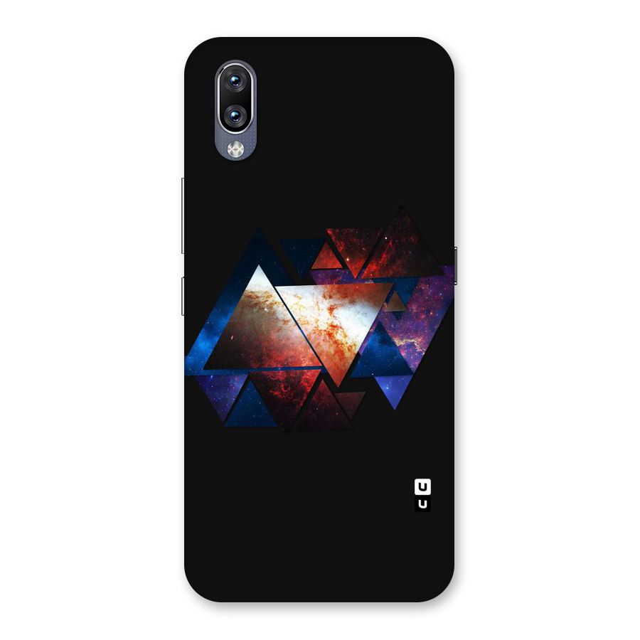 Fire Galaxy Triangles Back Case for Vivo NEX