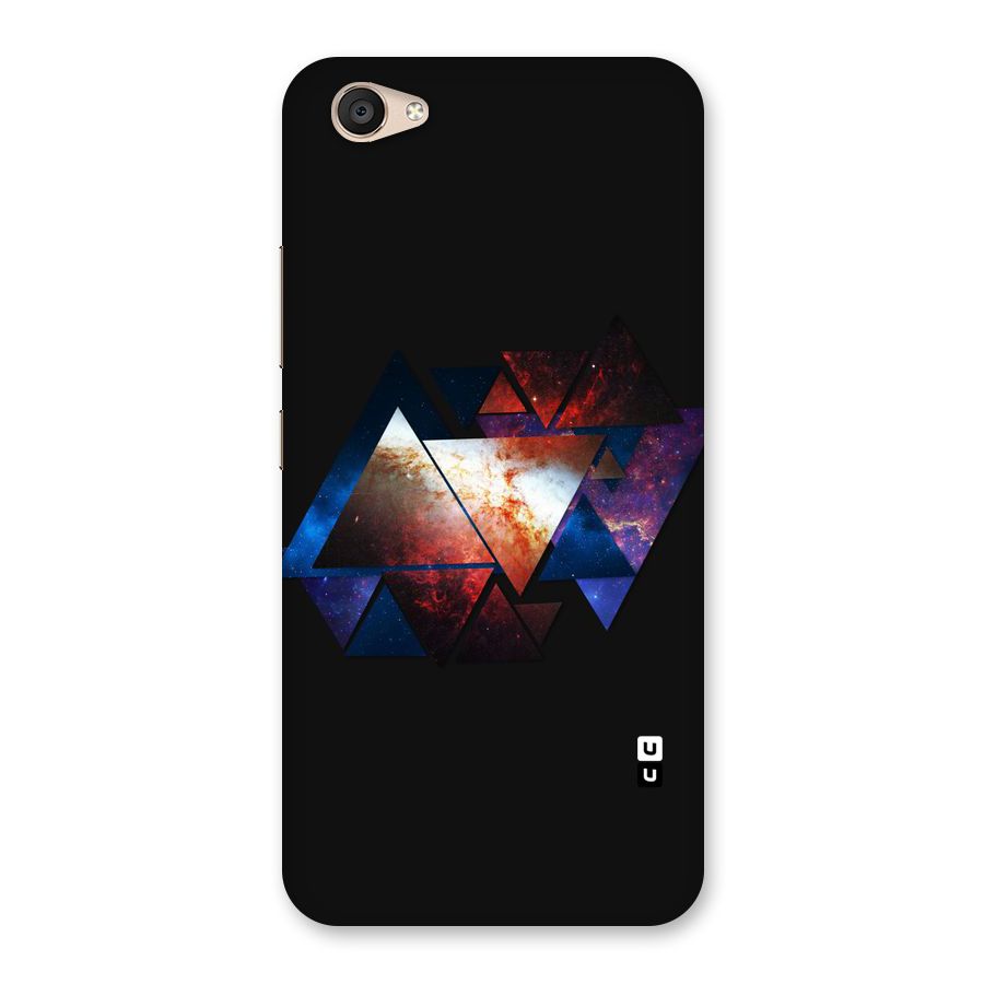 Fire Galaxy Triangles Back Case for Vivo V5 Plus