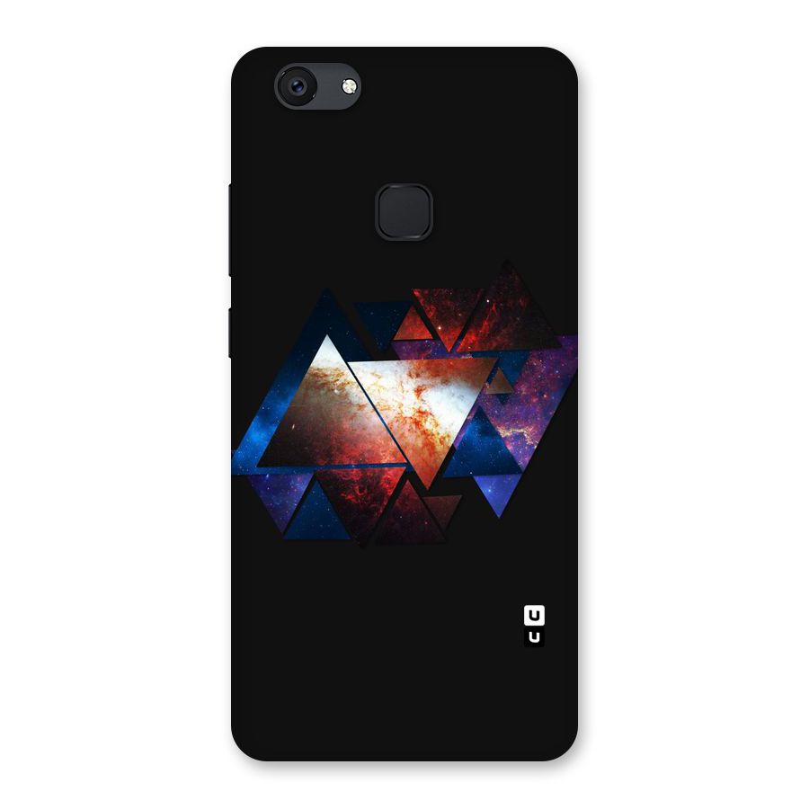 Fire Galaxy Triangles Back Case for Vivo V7 Plus