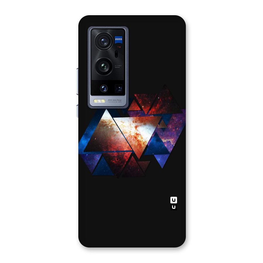 Fire Galaxy Triangles Back Case for Vivo X60 Pro Plus