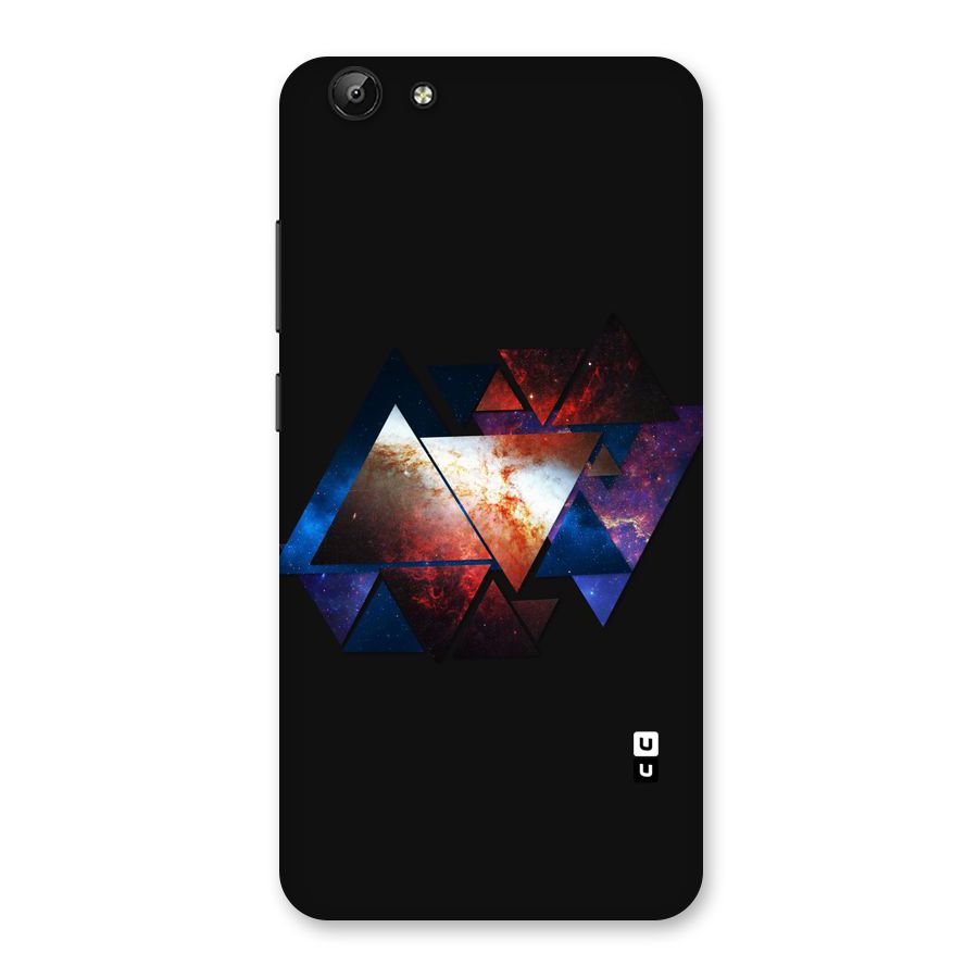 Fire Galaxy Triangles Back Case for Vivo Y69