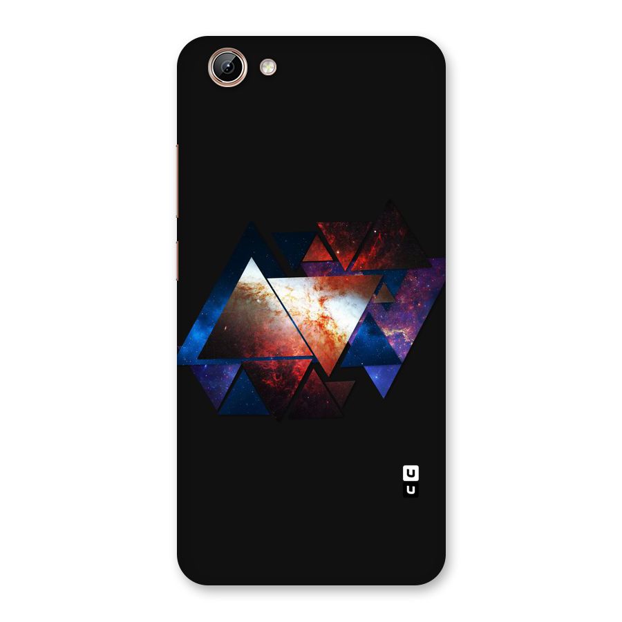 Fire Galaxy Triangles Back Case for Vivo Y71i