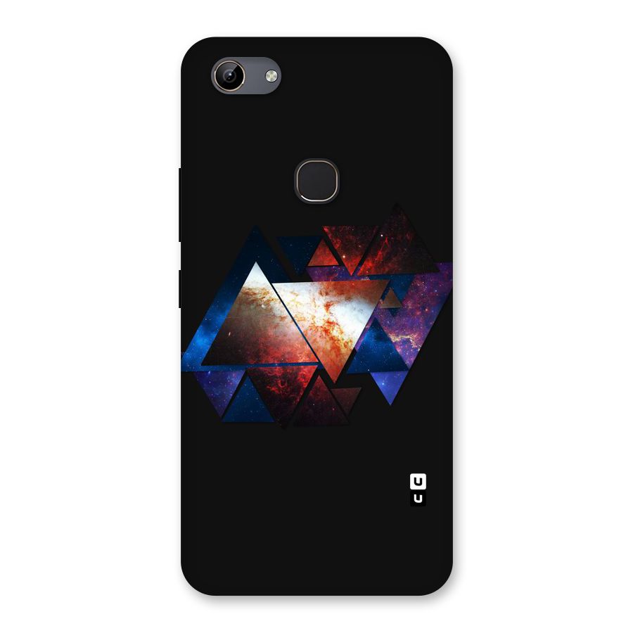 Fire Galaxy Triangles Back Case for Vivo Y81