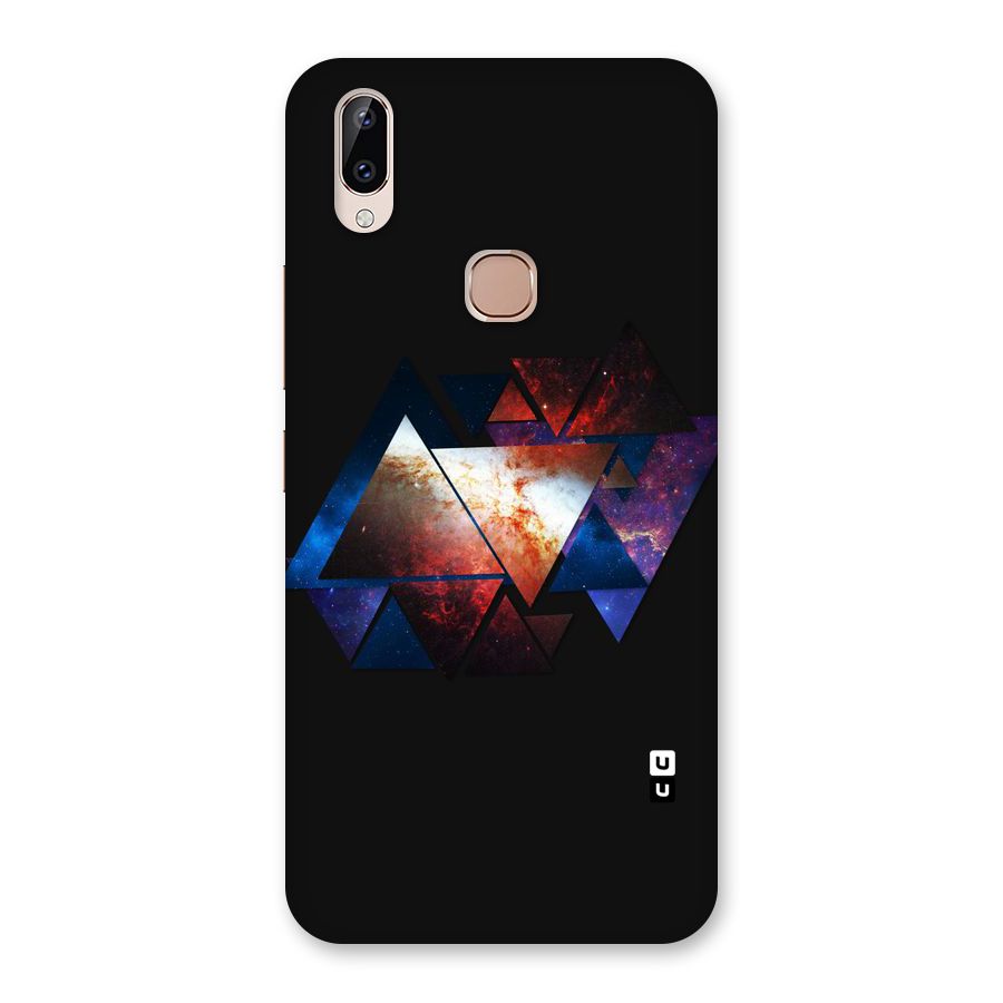 Fire Galaxy Triangles Back Case for Vivo Y83 Pro