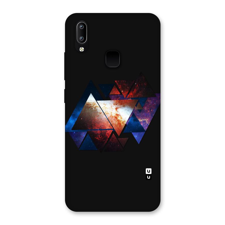 Fire Galaxy Triangles Back Case for Vivo Y93